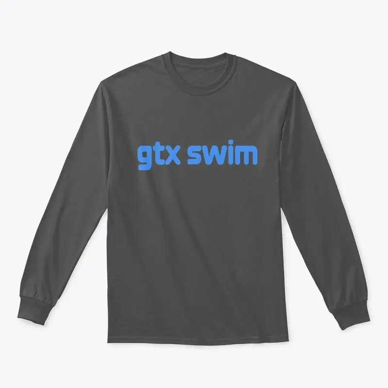 gtx swim - blue text