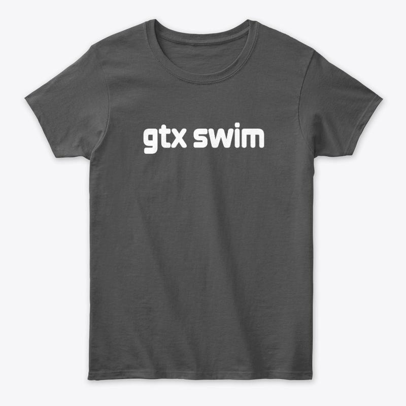 gtx swim - white text