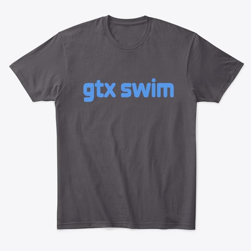 gtx swim - blue text